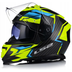 Kask integralny LS2 FF800 Storm II Tracker H-V Yellow ECE 22.06